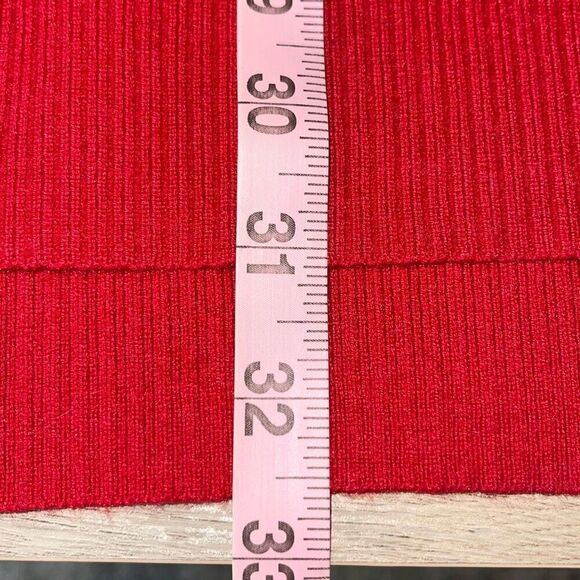 Chico's Womens Mock Neck Blended Knit Long Sleeve Tunic Sweater Red Size 2 Large - Picture 10 of 10